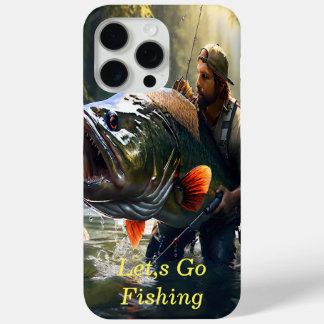 (ai generiert) lass der Flussfischerei Case-Mate iPhone Hülle