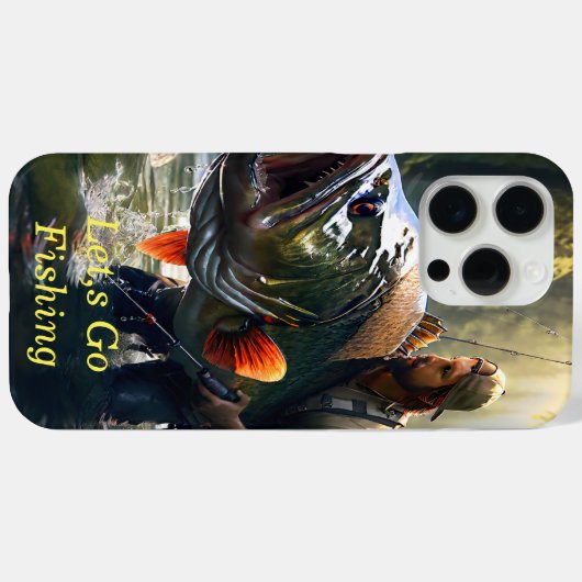 (ai generiert) lass der Flussfischerei Case-Mate iPhone Hülle (Rückseite (Horizontal))