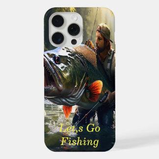 (ai generiert) lass der Flussfischerei iPhone 15 Pro Max Hülle