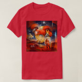 AI generierte Art Aries T-Shirt (Design vorne)
