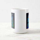 Ai generierte farbenfrohe Owl Verwandlungstasse (Zentrum)