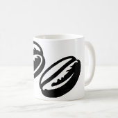 ai generierte Kaffeebohnen geröstet Kaffeetasse (VorderseiteRechts)