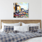 ai-generierte Kunst Leinwanddruck (Insitu (Schlafzimmer))