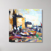 ai-generierte Kunst Leinwanddruck (Vorderseite)