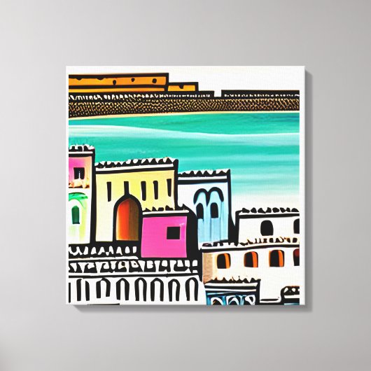 ai-generierte Kunst Leinwanddruck (Vorderseite)