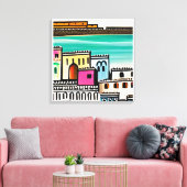 ai-generierte Kunst Leinwanddruck (Insitu (Wohnzimmer))