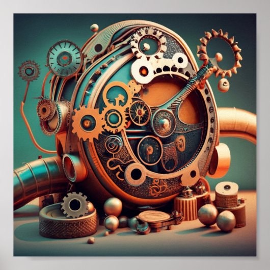 AI-generierter Traum Poster (Vorne)