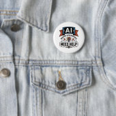 AI Genie Humor Tech Zitat Design Button (Beispiel)