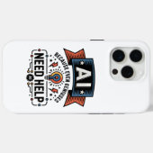 AI Genie Humor Tech Zitat Design Case-Mate iPhone Hülle (Rückseite (Horizontal))