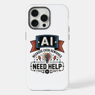 AI Genie Humor Tech Zitat Design iPhone 15 Pro Max Hülle