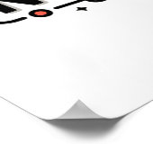 AI Genius Humor Tech Quote Design Poster (Ecke)