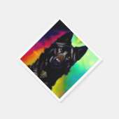 Ai German Shepherd Serviette (Ecke)