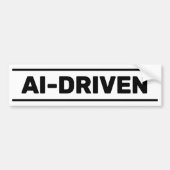 AI-gesteuerter™ Aufkleber Autoaufkleber (Vorne)