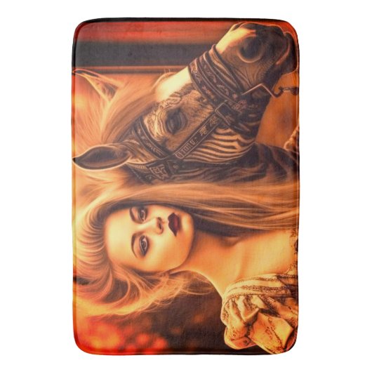 Ai Girl Badematte (Vorderseite Vertikal)