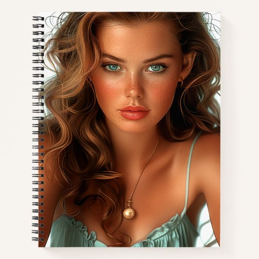 AI Girl Notizblock (Vorderseite)