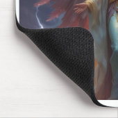 AI Girl Power Mouse Pad Mousepad (Ecke)