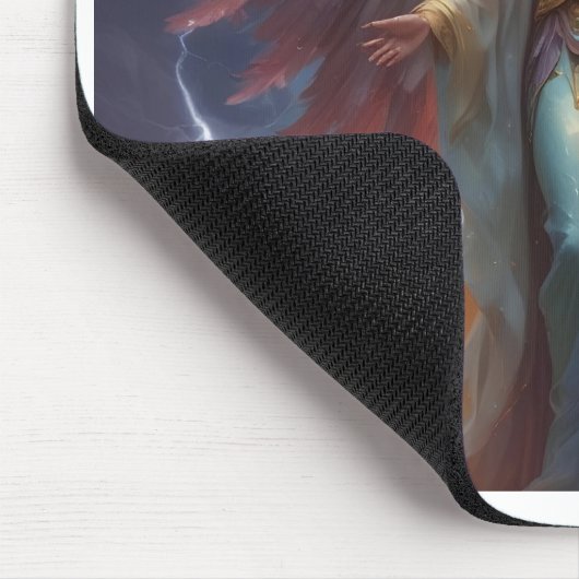 AI Girl Power Mouse Pad Mousepad (Ecke)