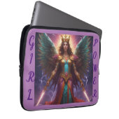 AI Girl Power Notebook-Fall Laptopschutzhülle (Vorne Rechts)
