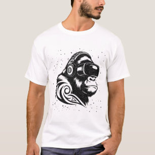AI Gorilla in der VR Zone T-Shirt