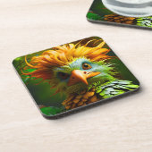 Ai Green Bird Getränkeuntersetzer (Linke Seite)