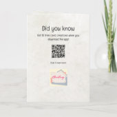 Ai Greeting Card Karte (Rückseite)