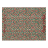 AI Happy Holidays Tablecloth Tischdecke (Vorderseite (Horizontal))
