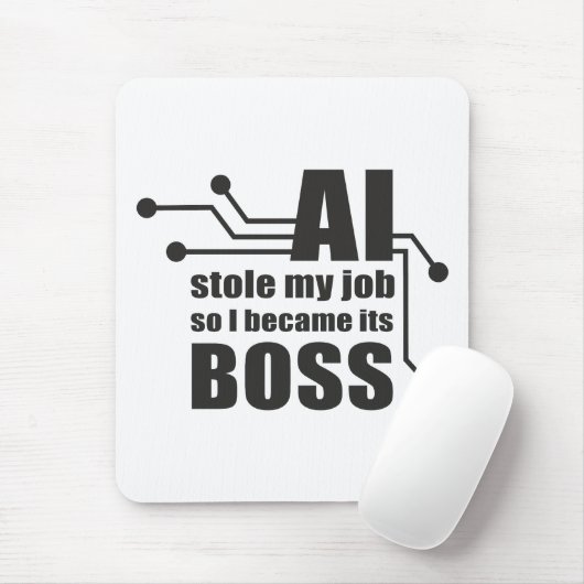 AI hat meinen Job gestohlen, also wurde ich sein C Mousepad (Mit Mouse)