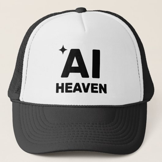 AI Heaven™ Trucker-Mütze Truckerkappe (Vorderseite)