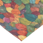 AI Herbstleaves Tischdecke (Schrägansicht)