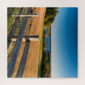 Ai Herbstreflektionen Kielwasser Puzzle (Horizontal)