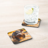 Ai Hippo Getränkeuntersetzer (Rechte Seite)