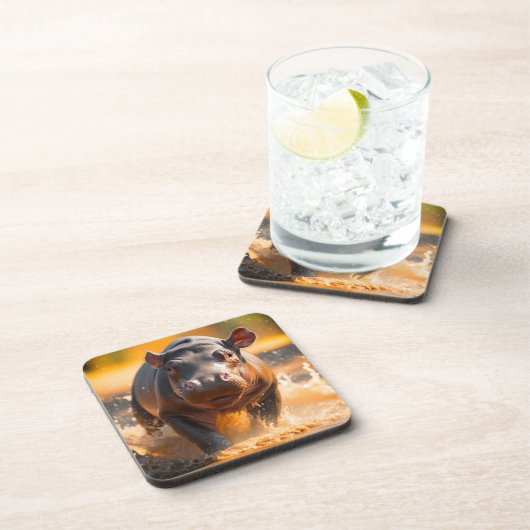 Ai Hippo Getränkeuntersetzer (Rechte Seite)