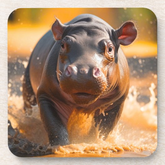 Ai Hippo Getränkeuntersetzer (Vorderseite)