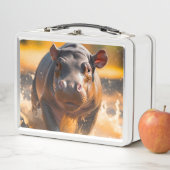 Ai Hippo Metall Brotdose (Beispiel)