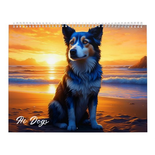 AI Hogs | Niedliche Welpen und Hunde Kalender (Titelbild)