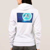 Ai Hoodie Artificial Intelligence Design (Rückseite)