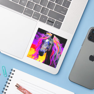 Ai Horse Artwork Aufkleber