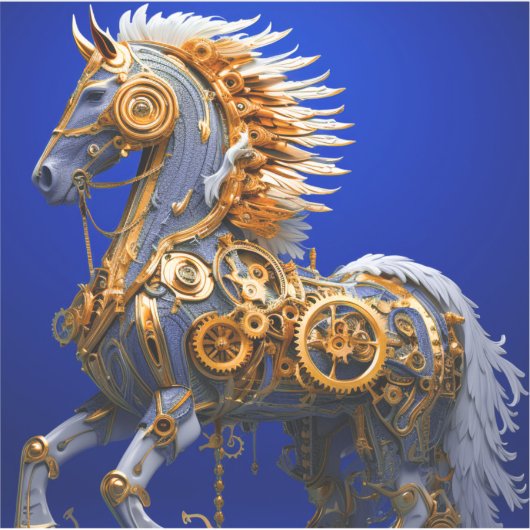Ai Horse Aufkleber (Vorderseite)