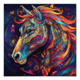 Ai Horse Fotodruck
