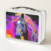 Ai Horse Metall Brotdose (Rückseite)