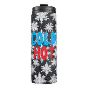 AI Hot Cold Snowflake Thermal Tumbler Thermosbecher