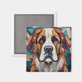 AI Hund Magnet (Vorderseite/Rückseite)