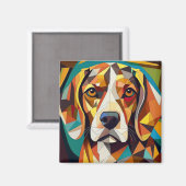 AI Hund Magnet (Vorderseite/Rückseite)