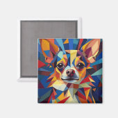 AI Hund Magnet (Vorderseite/Rückseite)