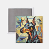 AI Hund Magnet (Vorderseite/Rückseite)