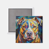 AI Hund Magnet (Vorderseite/Rückseite)