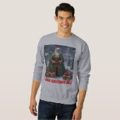 AI I Trage Weihnachten gut Männer Sweatshirt (Vorne ganz)