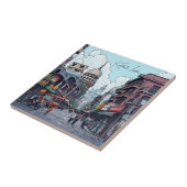 Ai Illustration von Kalkutta, Indien Fliese (Seite)