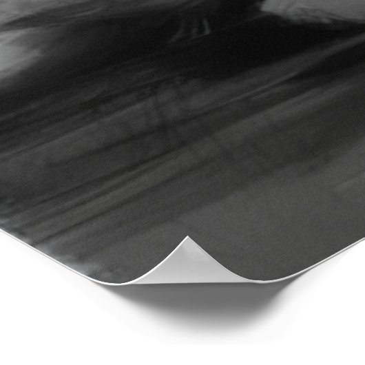 Ai Image, Kohlefaser. Niedlich Kitten Poster (Ecke)