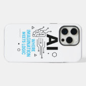 AI-Imaginations-Logik-Etuik | Tech-Paradoxon-Abdec iPhone Hülle (Rückseite (Horizontal))